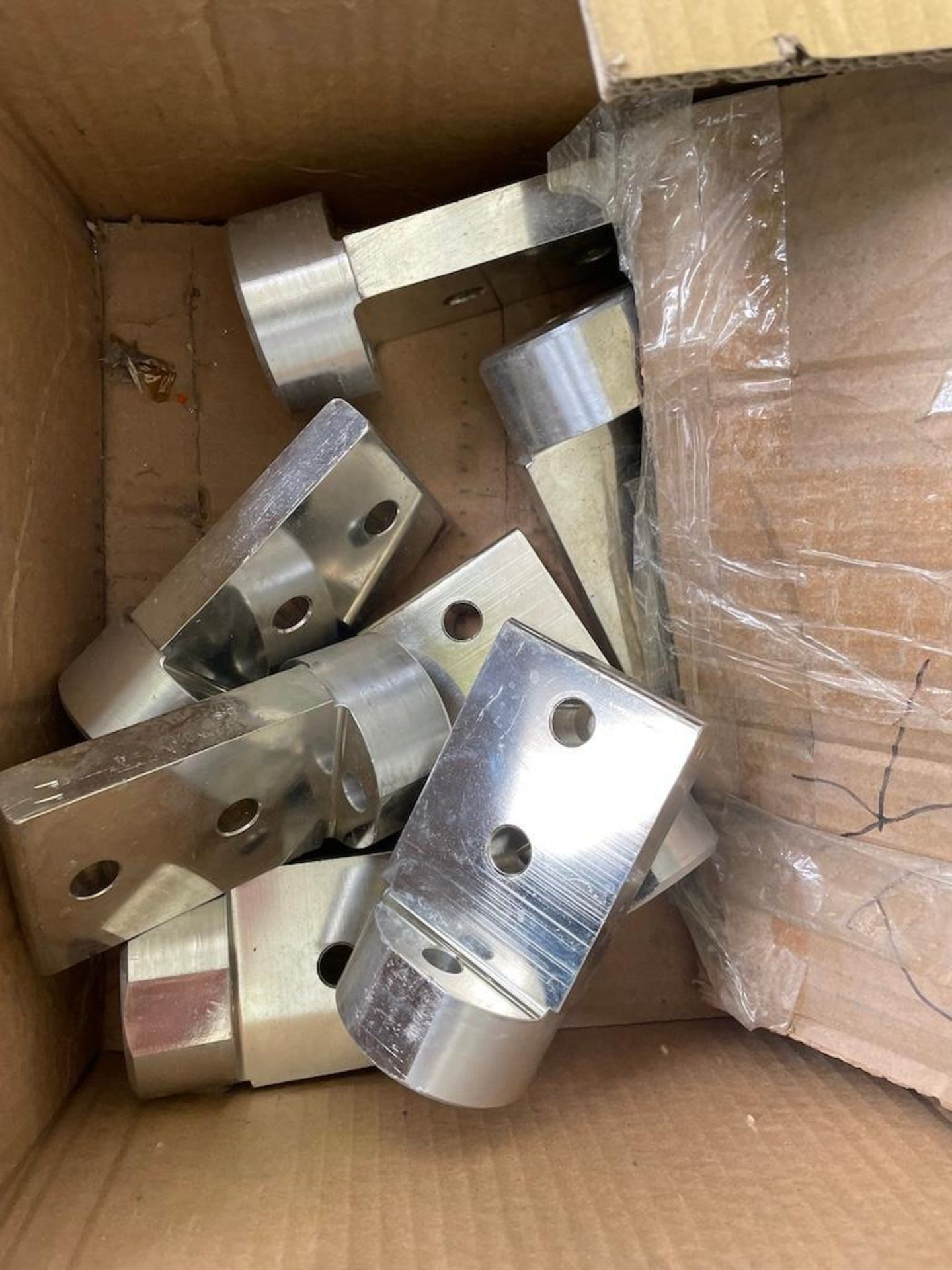 LOT ASSORTED ALUMINUM, EXTRUSIONS, COMPONENTS IN BOXES,(3) SKIDS OF HEAVY DUTY DIES, FRAMES [IN CONT - Image 14 of 17
