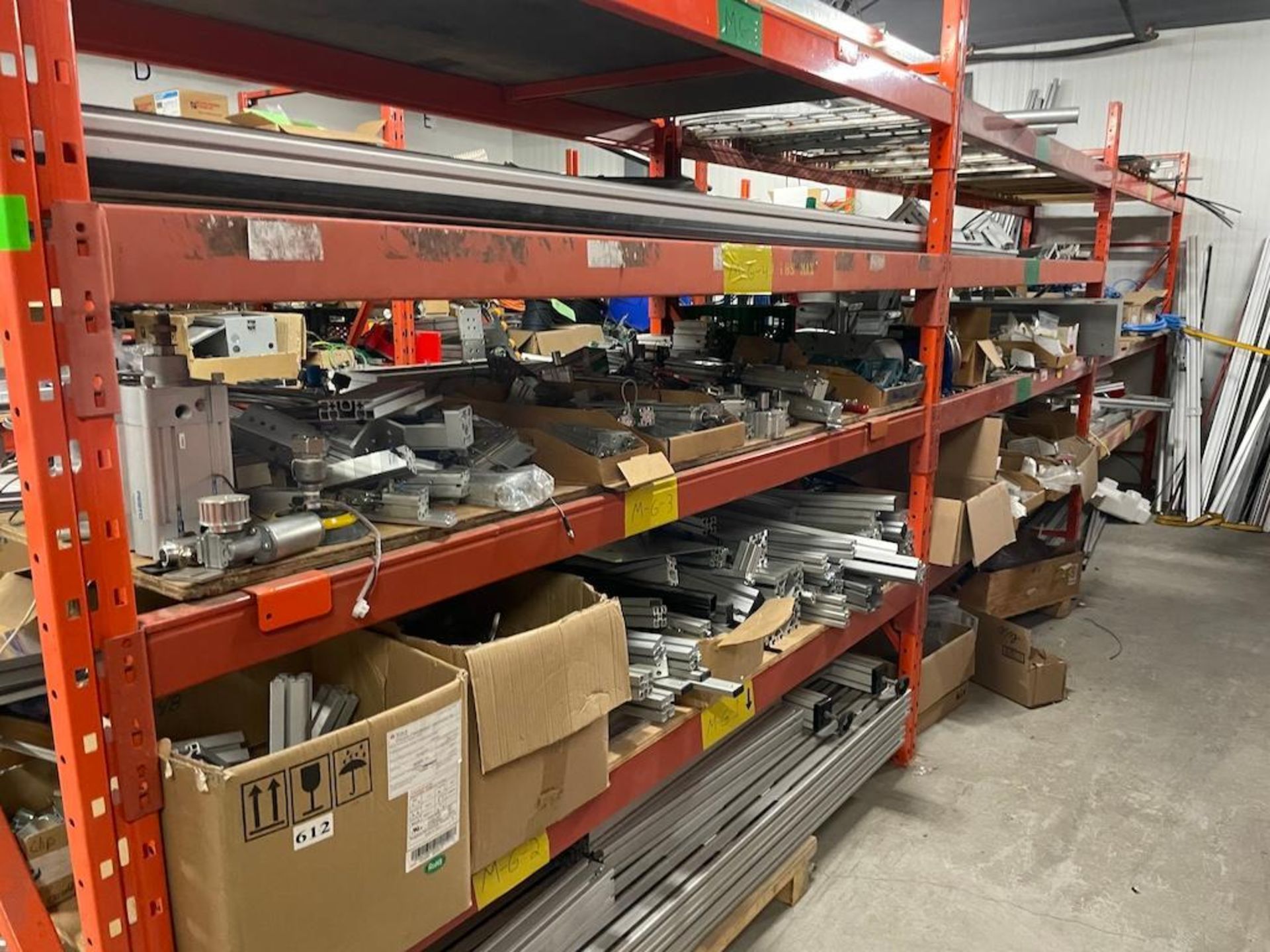 LOT STORES INVENTORY ROOM ON SECOND LEVEL, INCLUDING ALL PARTS, WIRING, FRAMING, CONTROL BOXES, 15 S - Image 11 of 16