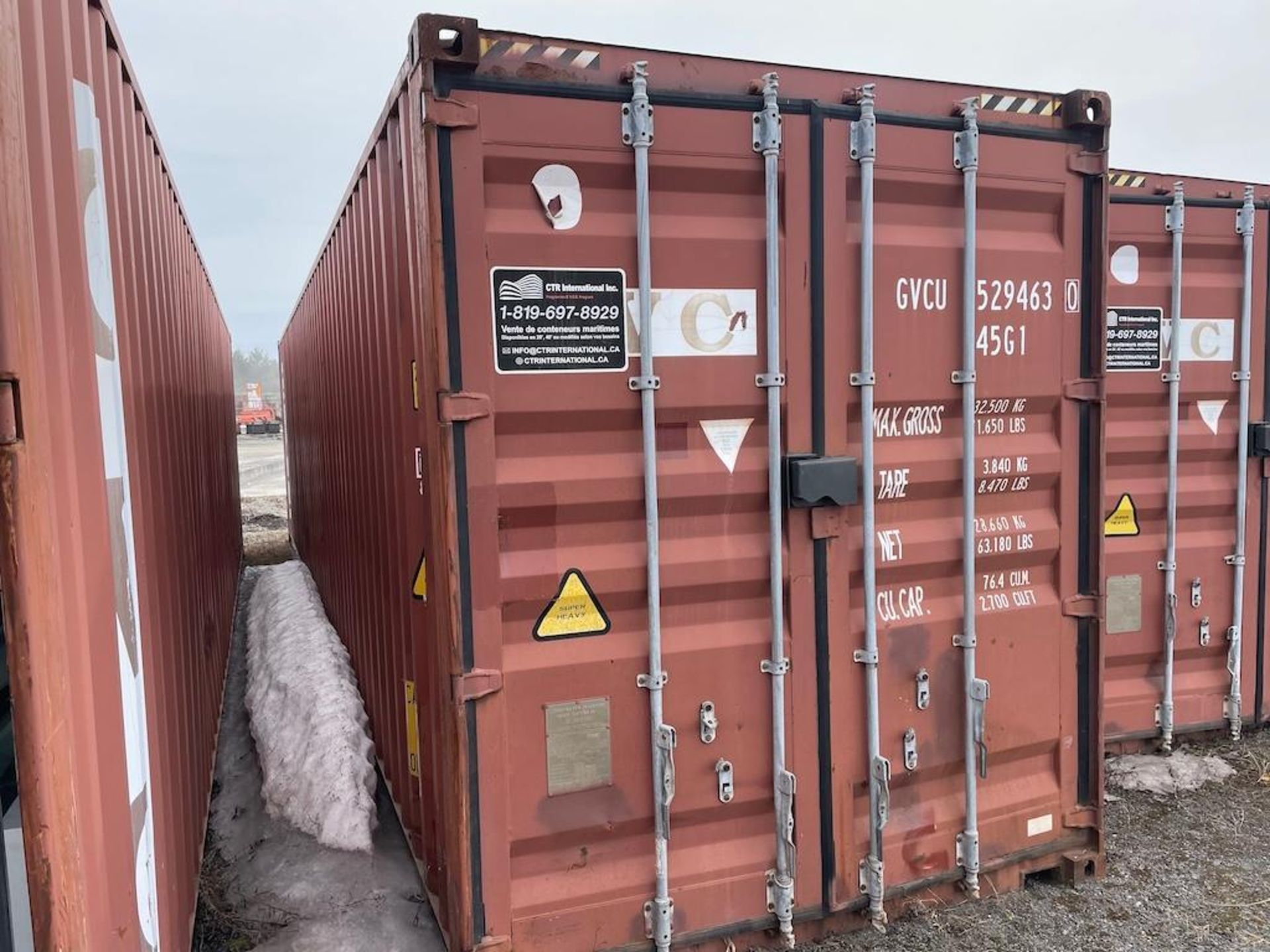 40 FT SEA CONTAINER, EXCLUDING CONTENTS, DELAYED PICK UP UNTIL MAY 13 [6] [TROIS RIVIERES] *PLEASE N