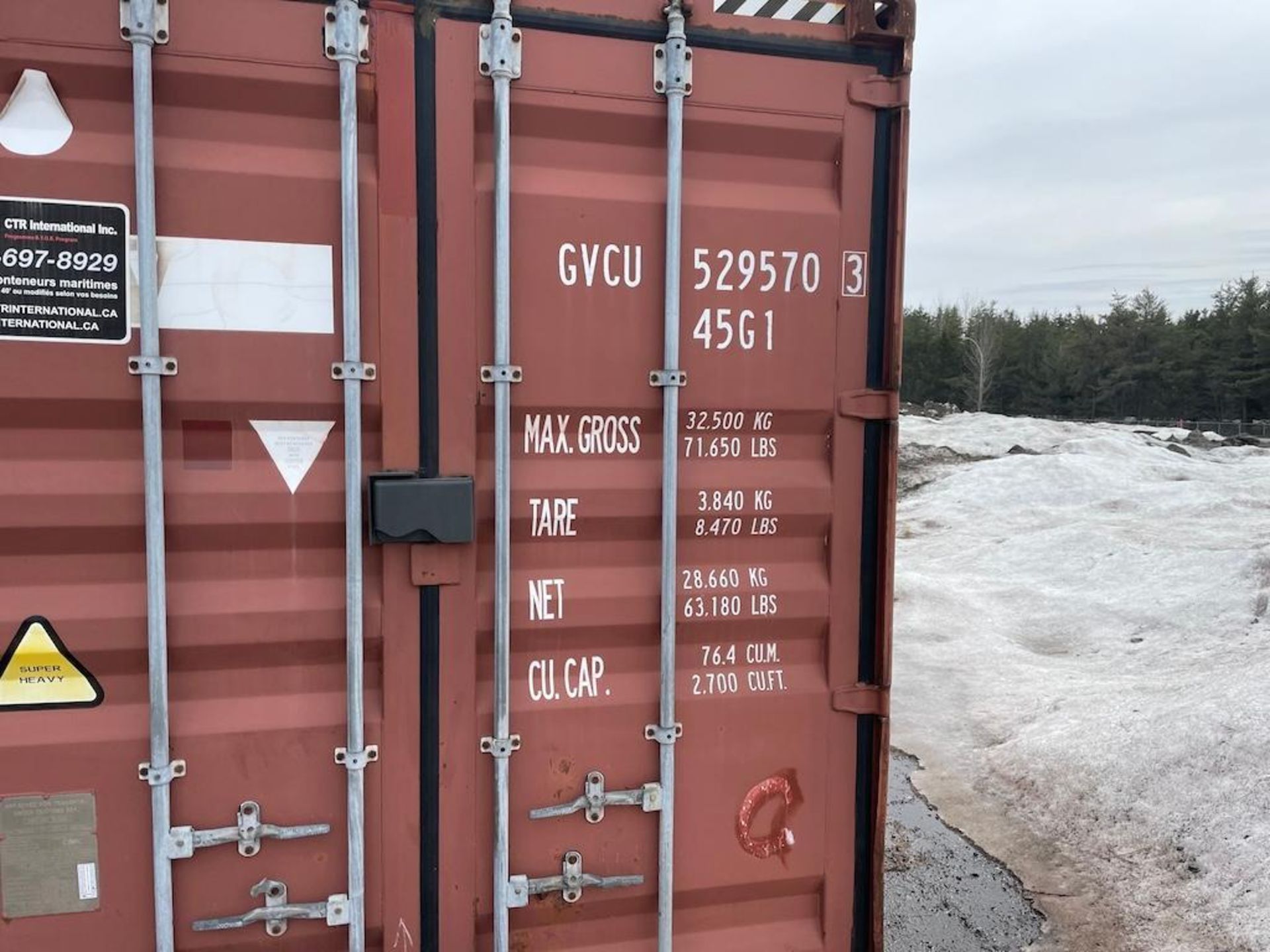 40 FT SEA CONTAINER, EXCLUDING CONTENTS, DELAYED PICK UP UNTIL MAY 13 [1] [TROIS RIVIERES] *PLEASE N - Image 4 of 4