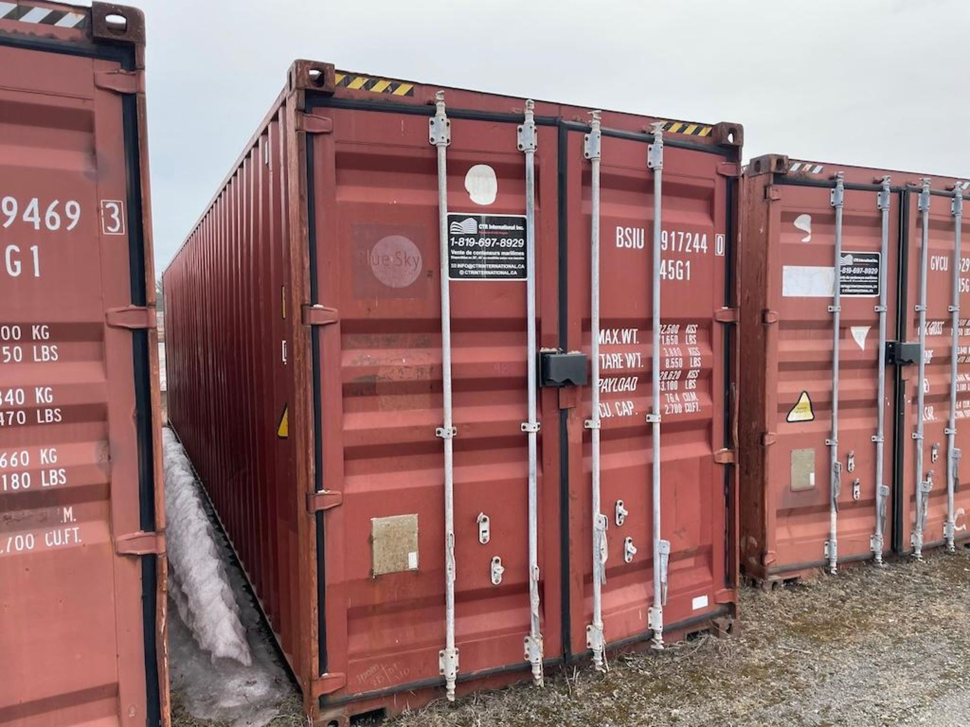 40 FT SEA CONTAINER, EXCLUDING CONTENTS, DELAYED PICK UP UNTIL MAY 13 [10] [TROIS RIVIERES] *PLEASE