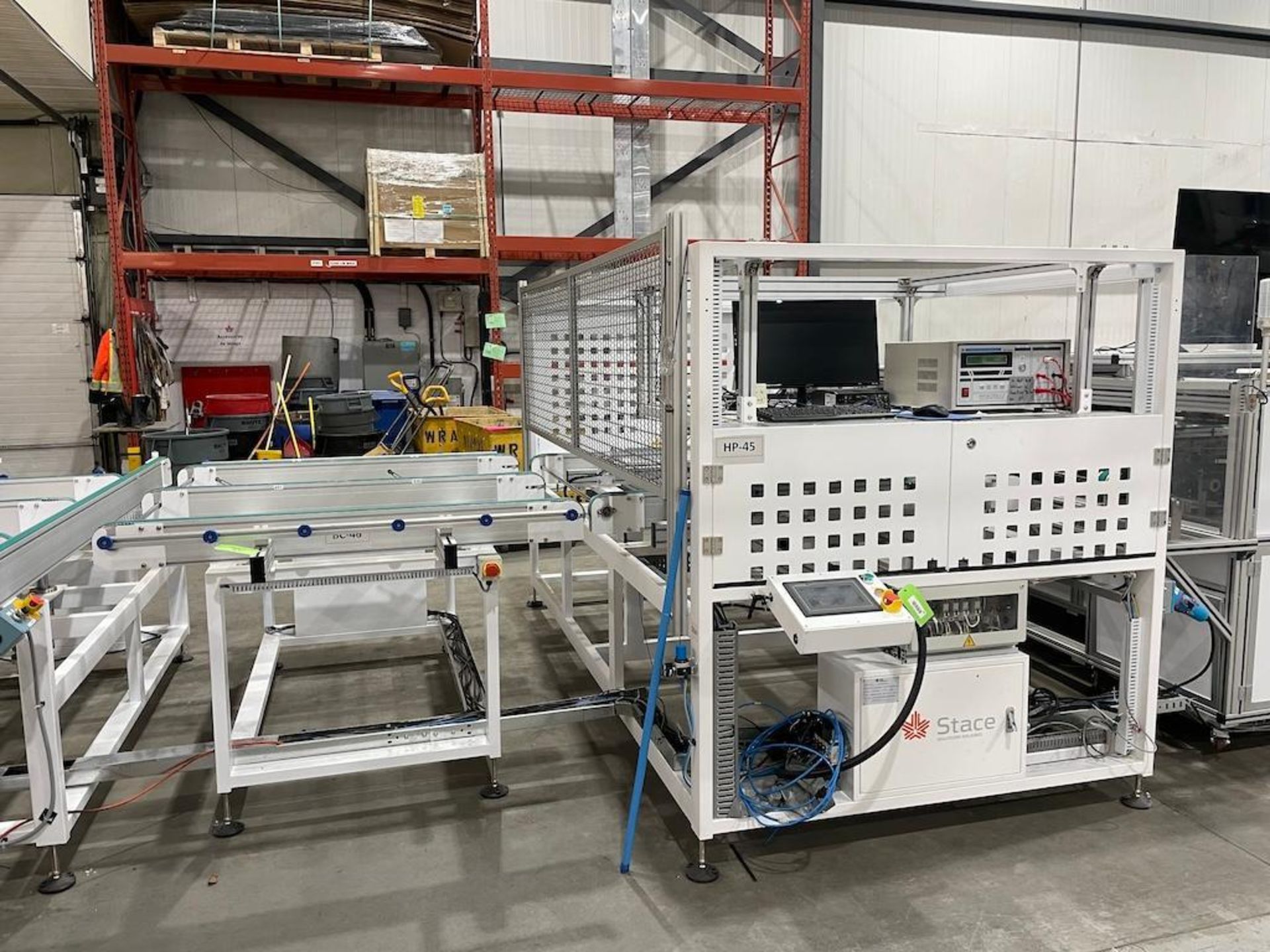 2022 DOUBLE 100 AUTO HIPOT TESTER, MODEL DB100-HIPOT02,, SN HIPOT02-STACE10 [HP45], [BC46] CONVEYOR,