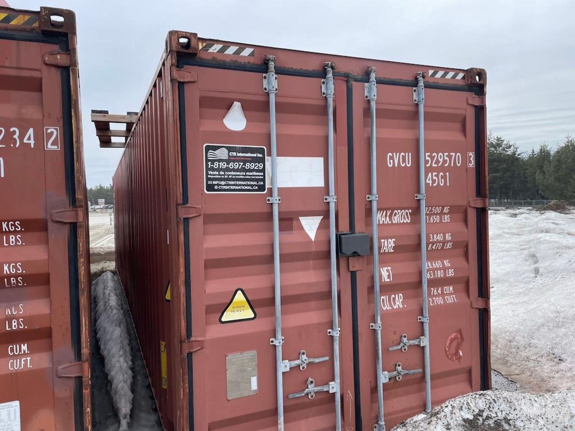 40 FT SEA CONTAINER, EXCLUDING CONTENTS, DELAYED PICK UP UNTIL MAY 13 [1] [TROIS RIVIERES] *PLEASE N