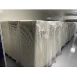 LOT APPROX 1200 TOTELINE MOLDED FIBER GLASS TRAYS, 30 X 24 IN (20 STACKS, 60 TRAYS IN EACH STACK) [1