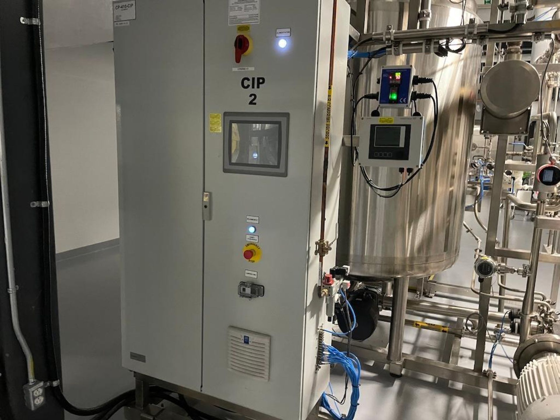 2019 TEKNEMA CIP SYSTEMS, INCLUDES: CIP TANK 2019 SOLINOX SERIES J-112018-2, CIP RECIRCULATION PUMP, - Image 2 of 11