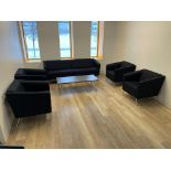 RECEPTION AREA, 6 FT COUCH, 4 ARM CHAIRS, COFFEE TABLE [1ST FL RECEPTION]