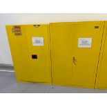 LOT (2) FLAMMABLE LIQUID STORAGE CABINETS [1ST FL LOADING DOCK]