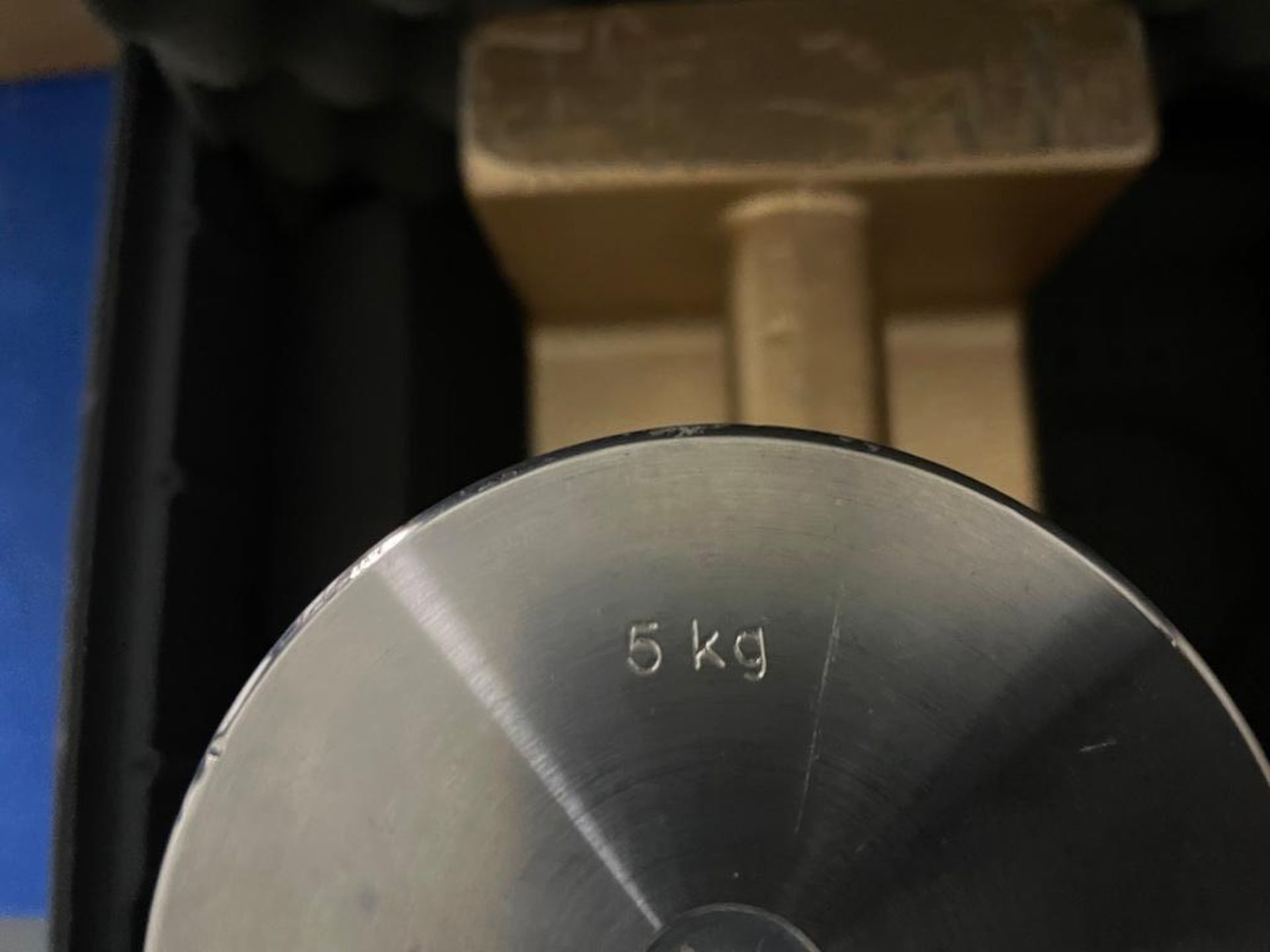 LOT ASSORTED WEIGHTS: 25 KG, (2) 10 KG, (4) 25 KG, (1) 5 KG [2ND FL FORMULATION HALL] - Image 5 of 6