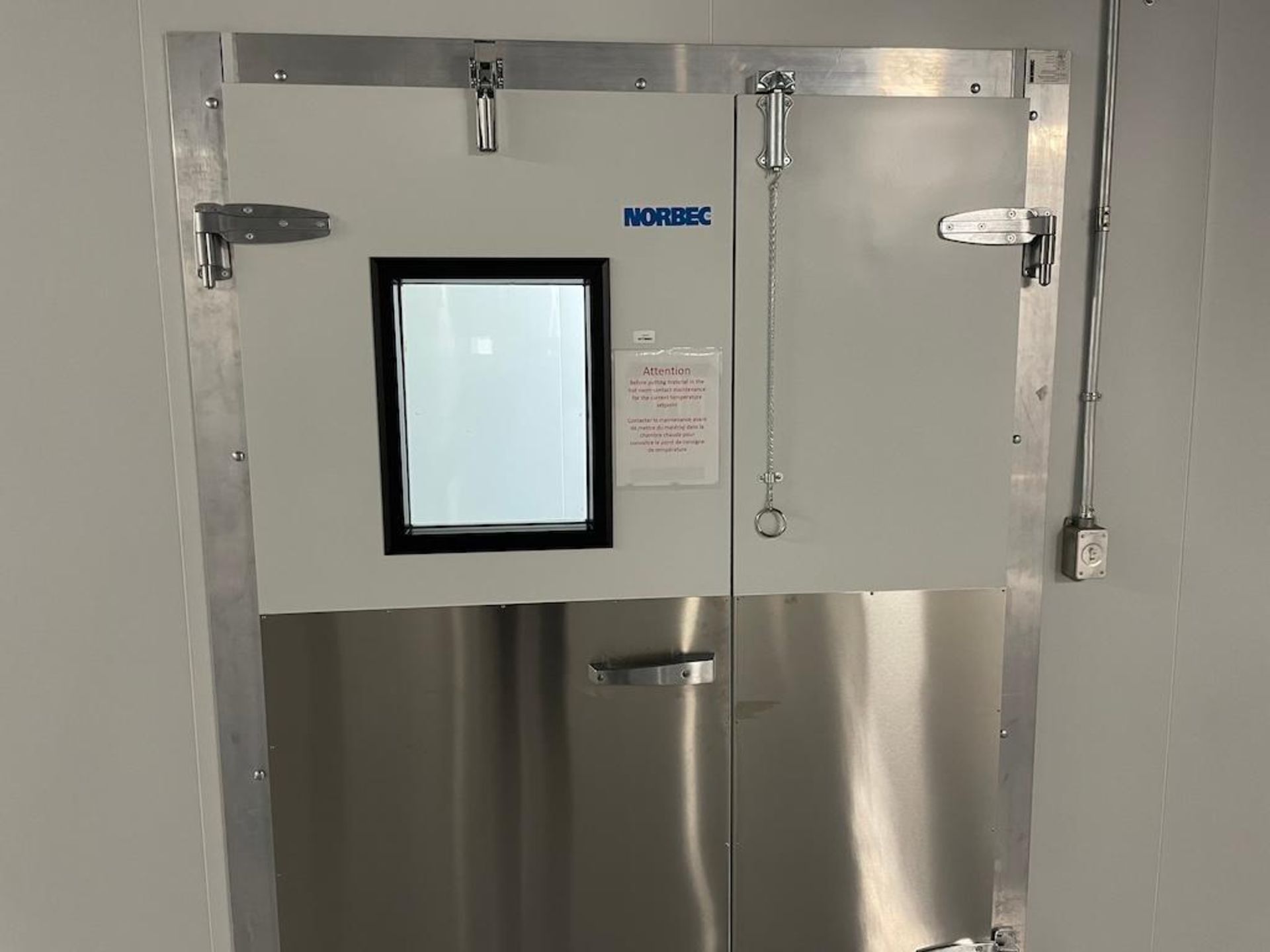 2019 NORBEC INSULATED ROOM MODEL PL-1650-D, INTERIOR DIMENSIONS: 212 IN ...
