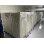 LOT APPROX 1200 TOTELINE MOLDED FIBER GLASS TRAYS, 30 X 24 IN (20 STACKS, 60 TRAYS IN EACH STACK) [1