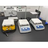 LOT 3 HOT PLATE STIRRERS INCL 2 WVR AND 1 THERMO SCIENTIFIC [LAB]