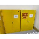 LOT (2) FLAMMABLE LIQUID STORAGE CABINETS [1ST FL LOADING DOCK]