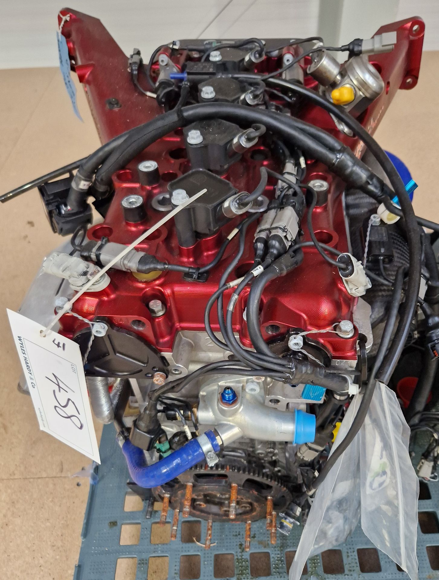 One ALPHA ROMEO 1.75L Twin Overhead Cam Turbocharged Race Car Engine, No. 041, known to be - Image 2 of 5