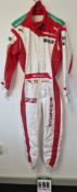 One PUMA FIA approved Team Sponsors Race Suit signed by Belen Garcia