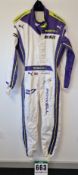 One PUMA FIA approved Race Suit (Size - Made to Measure) worn by Alice Powell and signed by her with