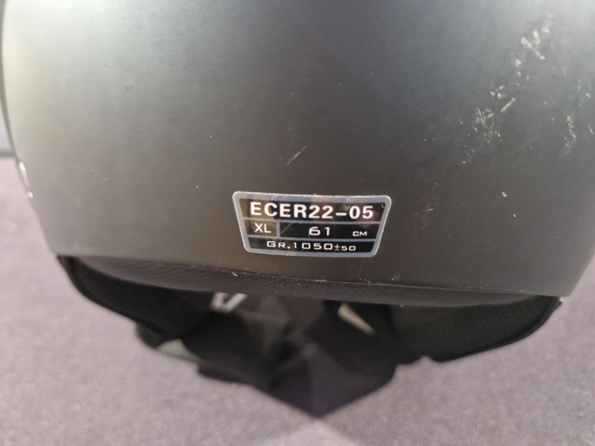 A SPADA Open Face Helmet with Drop Down Visor - Size XL (61cm) ECE R22-5 - Image 2 of 2