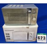 Two GOODMANS Stainless Steel Finish 700W Microwave Ovens