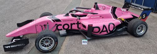 One TATUUS F3 T-318 Alfa Romeo Race Car Chassis No. 082 (2019) Finished in cortDAO Livery as