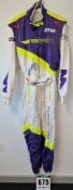 One PUMA FIA approved Race Suit (Size - Made to Measure) worn by Esmee Hawkey and signed by her