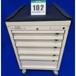 One FAMI 5-Drawer Castor mounted Mechanics Tool Chest with Tailored Soft Transportation Cover