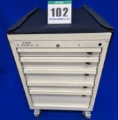 One FAMI 5-Drawer Castor mounted Mechanics Tool Chest with Tailored Soft Transportation Cover