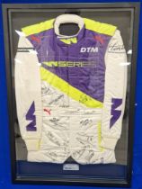 A Framed & Glazed (Perspex) W Series Race Suit Signed by The Drivers Commemorating the 2019 Series