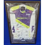 A Framed & Glazed (Perspex) W Series Race Suit Signed by The Drivers Commemorating the 2019 Series