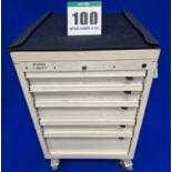 One FAMI 5-Drawer Castor mounted Mechanics Tool Chest with Tailored Soft Transportation Cover