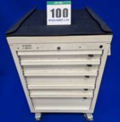 One FAMI 5-Drawer Castor mounted Mechanics Tool Chest with Tailored Soft Transportation Cover