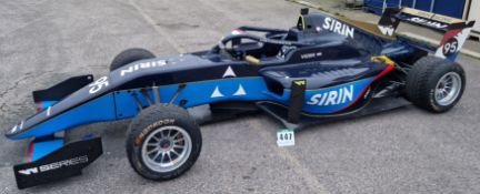 One TATUUS F3 T-318 Alfa Romeo Race Car Chassis No. 093 (2019) Finished in SIRIN RACING Livery as