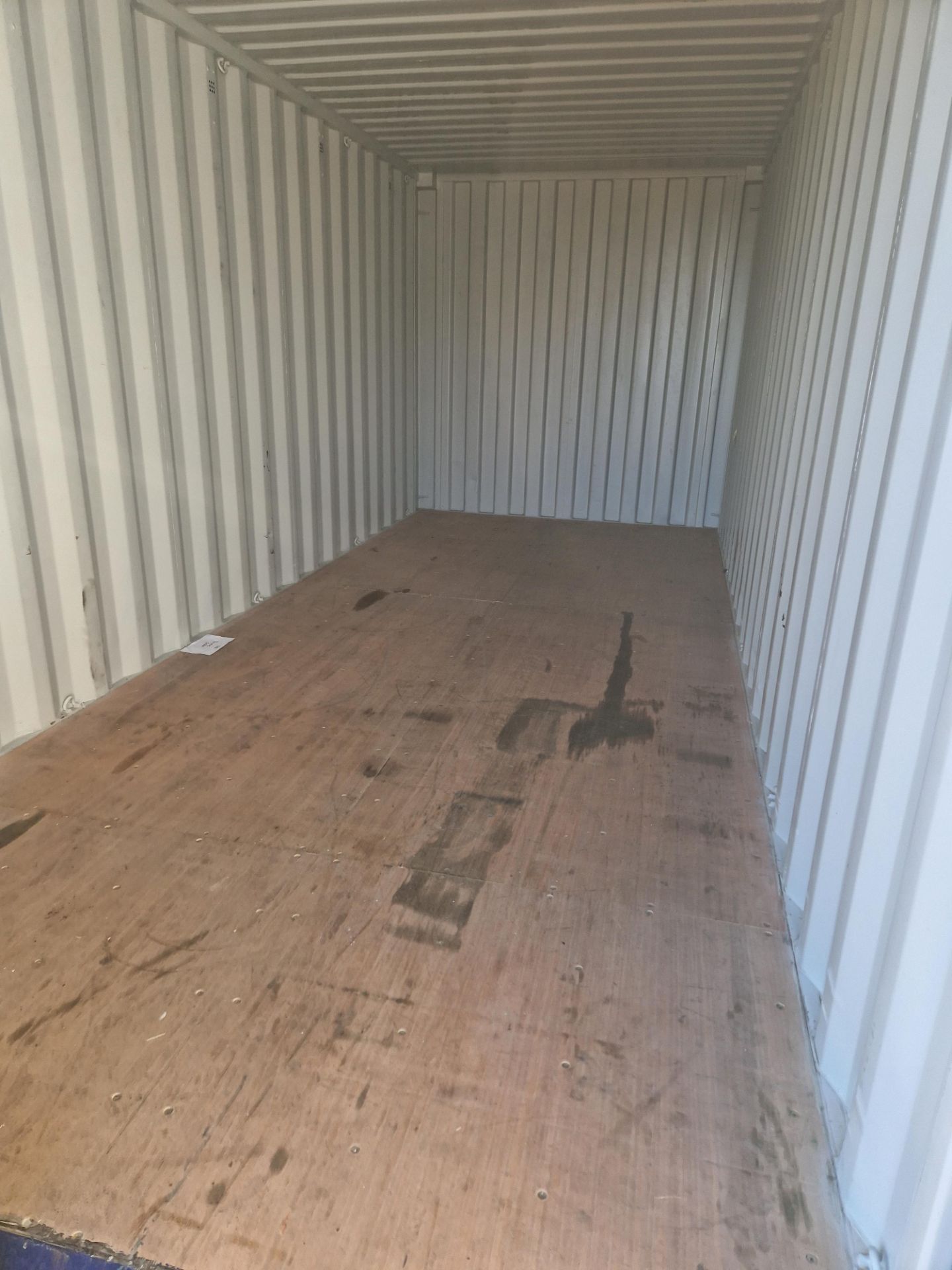 One Blue Steel 20ft Shipping Container - Image 2 of 2