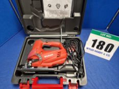 One EINHELL 240V AC Corded Electric Variable Speed Jigsaw with Blade Guard, Extraction Vent and