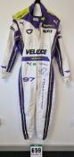 One PUMA FIA approved Race Suit (Size - Made to Measure) worn by Bruna Tomaselli and signed by her