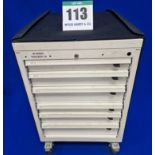 One FAMI 6-Drawer Steel Castor mounted Mechanics Tool Chest with Tailored Soft Transportation