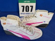 One Pair of Race Boots labelled M. Garcia - Size 38
