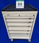 One FAMI 5-Drawer Castor mounted Mechanics Tool Chest with Tailored Soft Transportation Cover