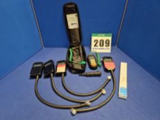 One Tyre Monitoring Kit comprising Four Digital Tyre Pressure Gauges, One COMPETITION SUPPLIES