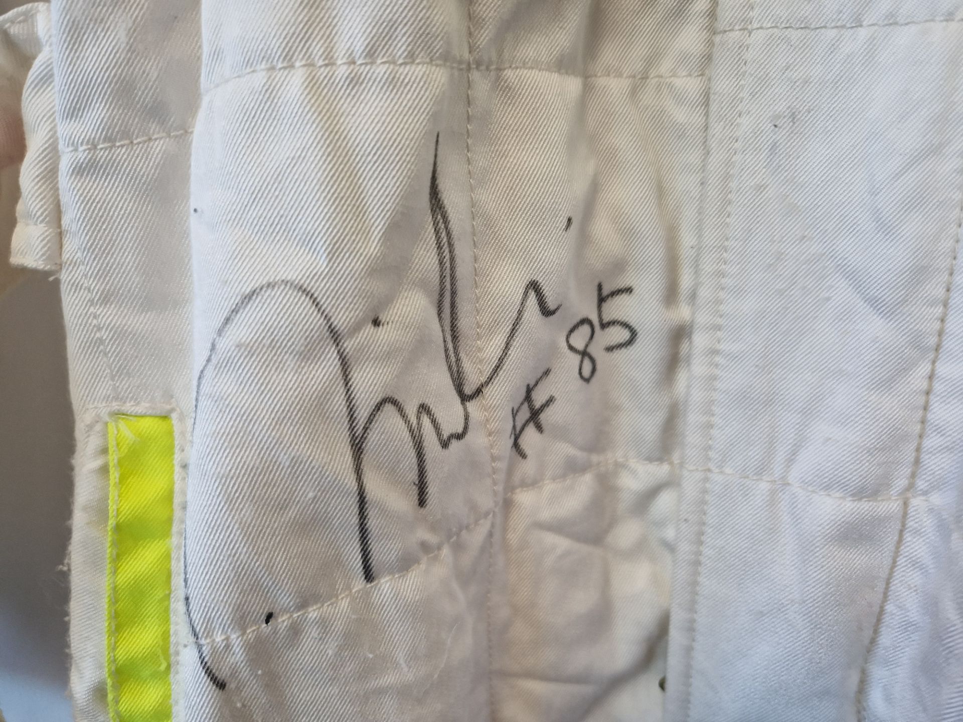 One PUMA FIA approved Race Suit (Size 44) worn by Miki Koyama and signed by her - Image 2 of 2