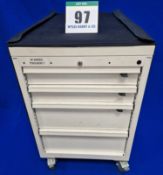 One FAMI 4-Drawer Castor mounted Mechanics Tool Chest with Tailored Soft Transportation Cover