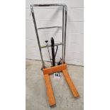 One STACKER Model WR0412 400Kg capacity Manual Hydraulic Pallet Stacker