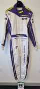 One PUMA FIA approved Race Suit (Size - Made to Measure) worn by Emma Kimilainen and signed by her w