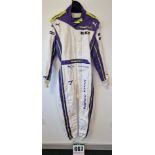 One PUMA FIA approved Race Suit (Size - Made to Measure) worn by Emma Kimilainen and signed by her w