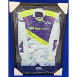 A Framed & Glazed (Perspex) W Series Race Suit Signed by The Drivers Commemorating the 2019 Series