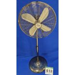 Five SUNTEC WELLNESS 18 inch 3-Speed Oscillating Electric Fans, 240V AC (Note: currently fitted with