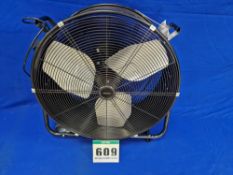 One EQUATION 60cm dia. 2-Speed 16A 250V AC Fan (Note: currently fitted with European Plug)