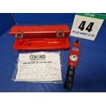 One TORO 5440 3/8 inch Square Drive 0-40Nm/360 lfb-in Dial Indicating Torque Wrench in Rigid Carry