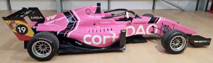 One TATUUS F3 T-318 Alfa Romeo Race Car Chassis No. 076 (2019) Finished in cortDAO Livery as