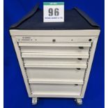 One FAMI 4-Drawer Castor mounted Mechanics Tool Chest with Tailored Soft Transportation Cover