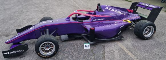 One TATUUS F3 T-318 Alfa Romeo Race Car Chassis No. 057 (2019) Finished in the W Series Academy