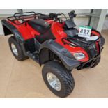 One SUZUKI LT-F250 Quad Bike with fitted Luggage Racks Front and Rear